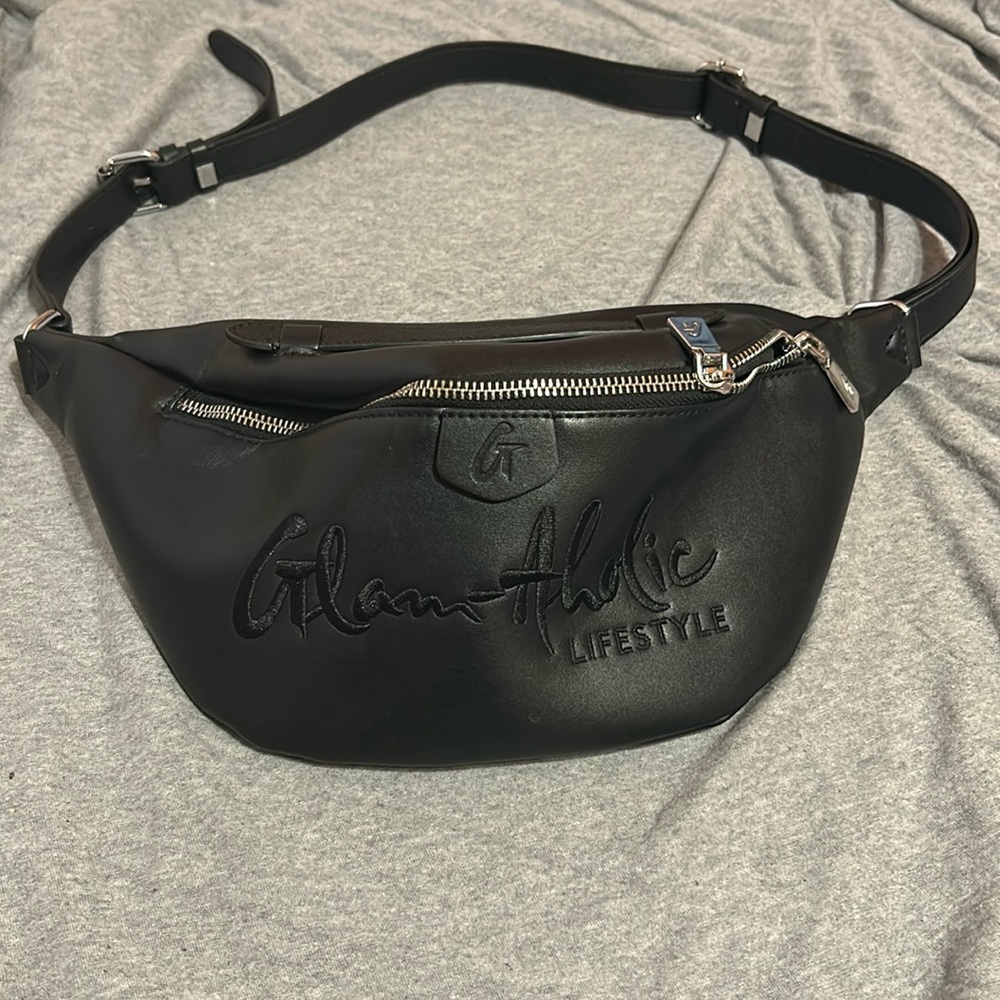 Black  Glamaholic Fanny Pack